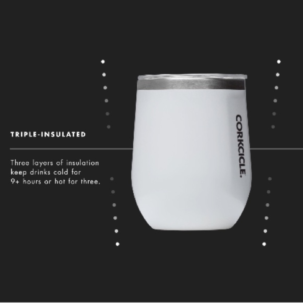 NEW Corkcicle Wine Tumbler with Silicone Straw - Picture 9 of 13